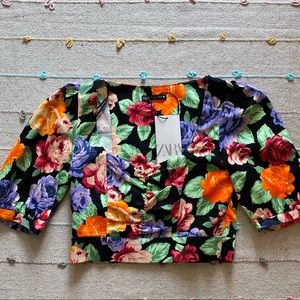 Floral Zara shirt